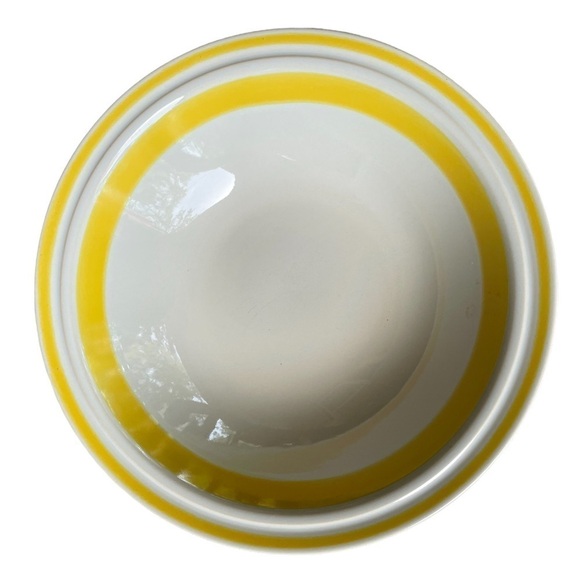 National Silver Autumn Stoneware Yellow Cream Serving Vegetable Bowl Vintage - Picture 2 of 5